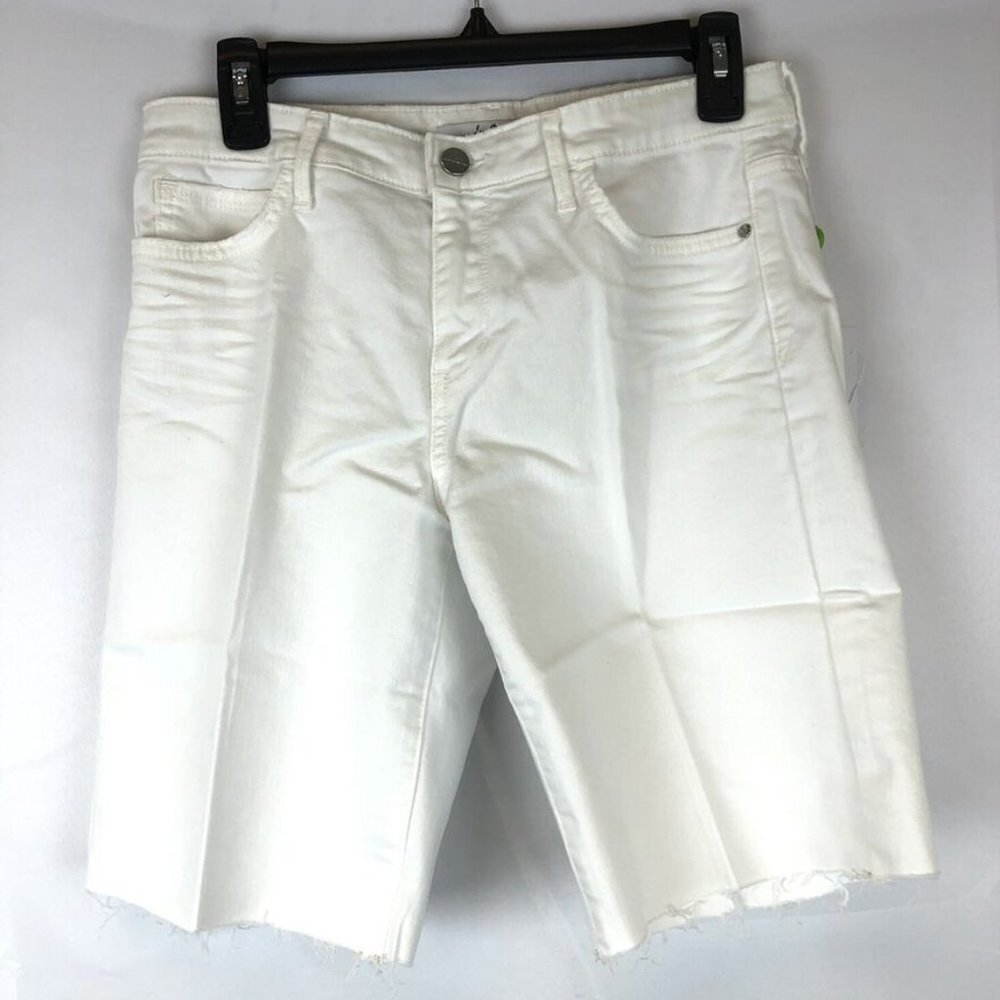 Sam Edelman Women’s White The Derby Shorts, Size 27x10